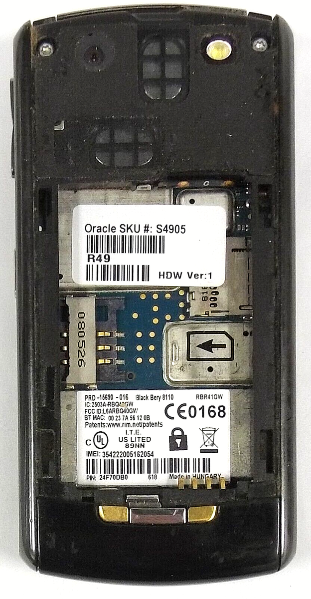 BlackBerry Pearl 8110 - Black ( Vodafone ) Smartphone | eBay