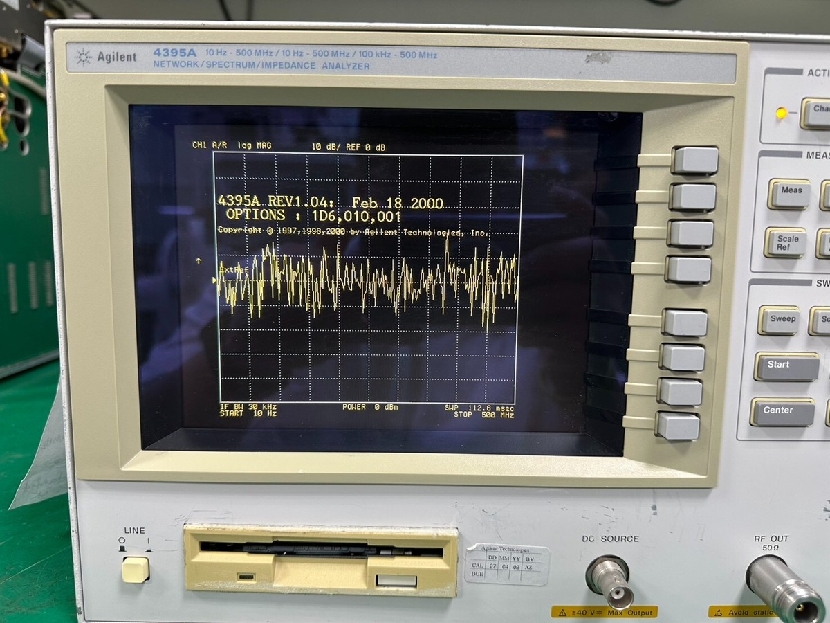 Agilent 4395A Network/Spectrum/Impedance Analyzer w/ option Agilent 4395A Network/Spectrum/Impedance Analyzer w/ option
