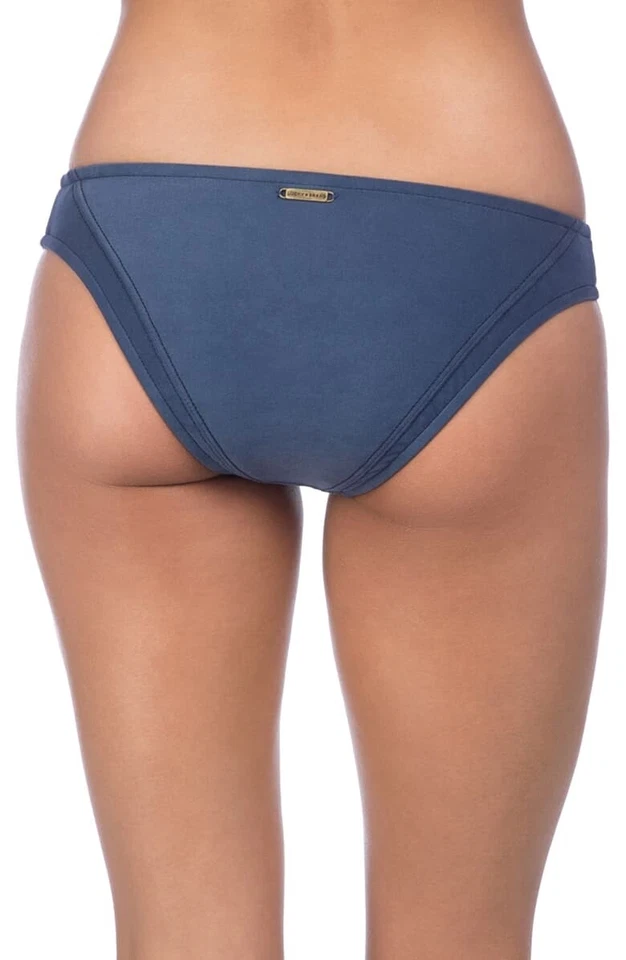 Traje de baño de mezclilla con parte inferior de bikini hipster Lucky Brand 171340 para mujer talla mediana Foto 3 de 3