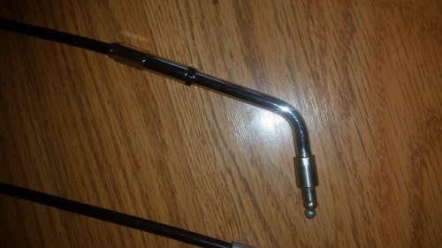 LA Choppers - LA-8005ID16B - Black Vinyl/Stainless Braided Idle Cable Kit Harley - Picture 4 of 6