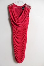 Mascara Womens Evening Gather Dress - Pink - Size 10 (M26)