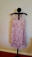 Decode 1.8 Floral Allpique Scallop Hem Dress ...