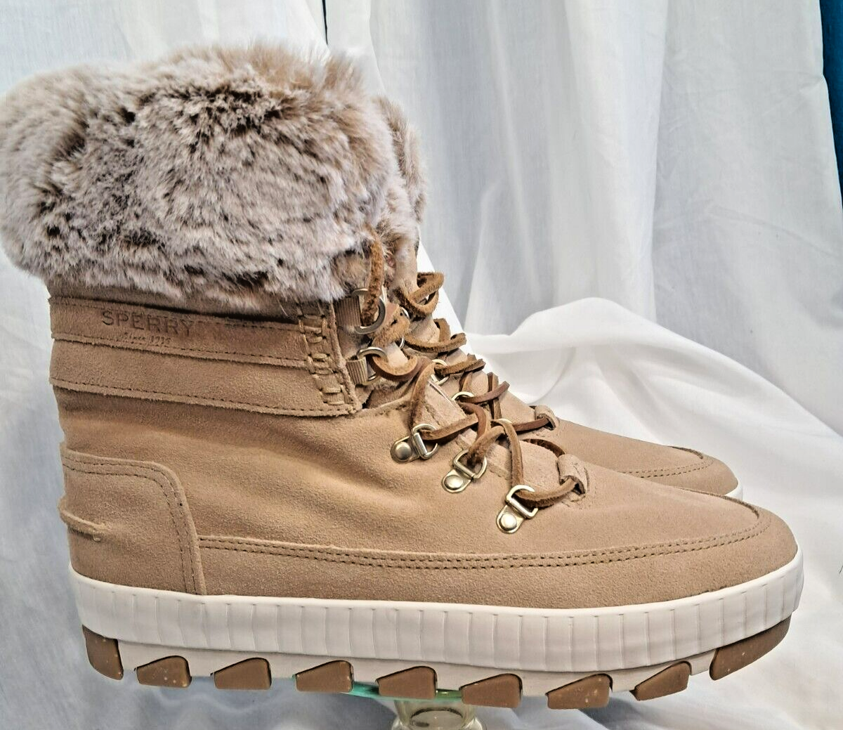 snow feeフィート Women's Fur Lined Duck Snow Ankle Boots-Dream Pairs