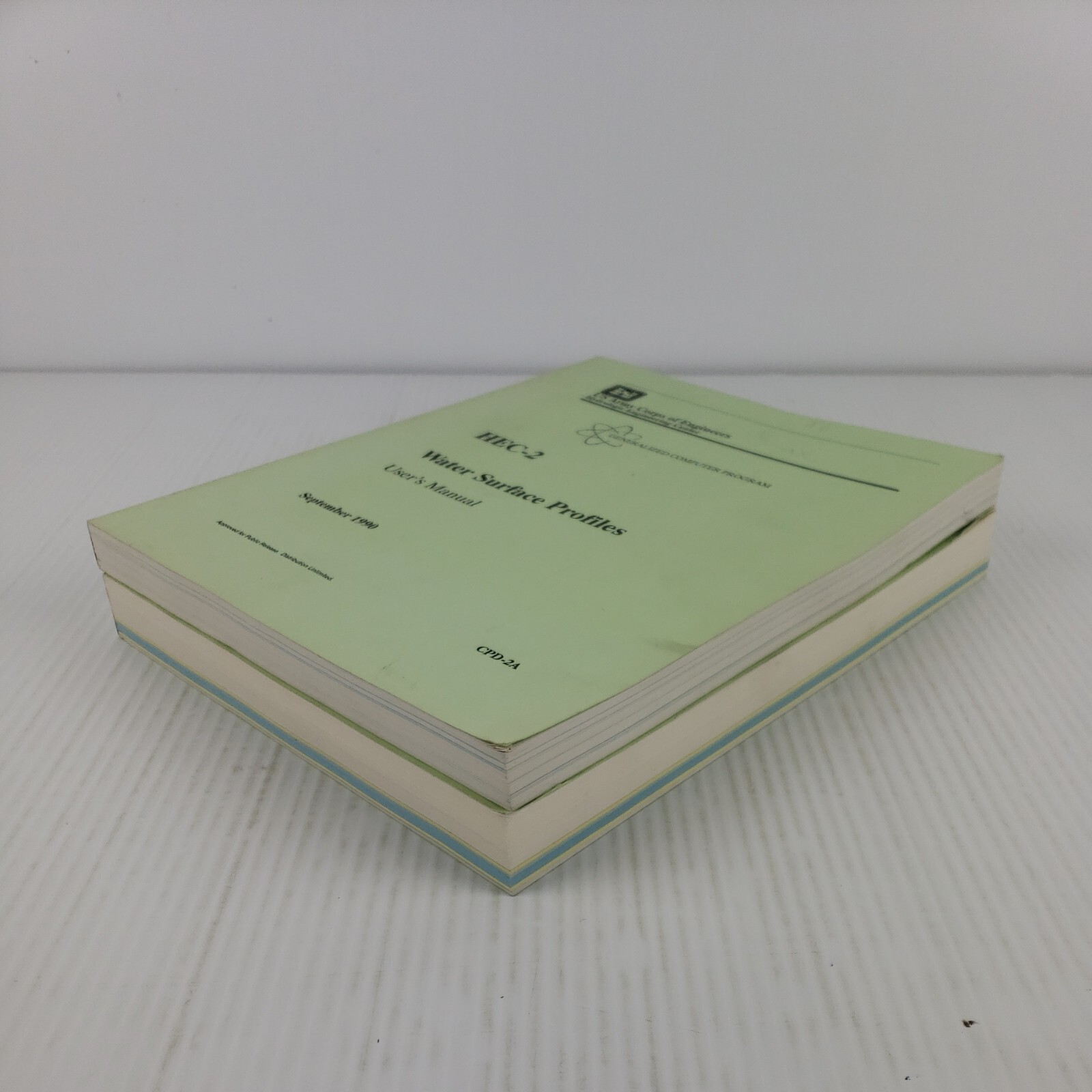 Army Corps of Engineers Hydrologic Engineering (2 Manuals) Flood, Water Surface