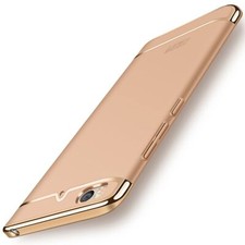 Cell Phone Case Protective for Xiaomi Mi 5s Bumper 3 IN 1 Cover Chrome Gold New