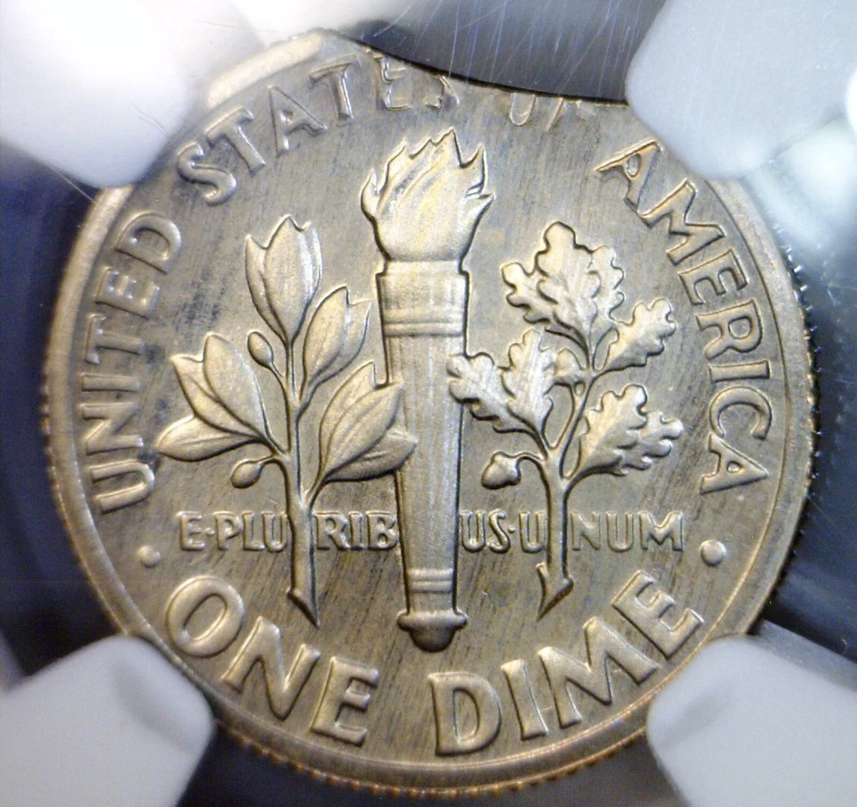 1972s ERROR NGC PR66 CLIPPED Roosevelt Dime Coin NICE RARE Clip GEM PROOF #1 NR - Image 4 of 4