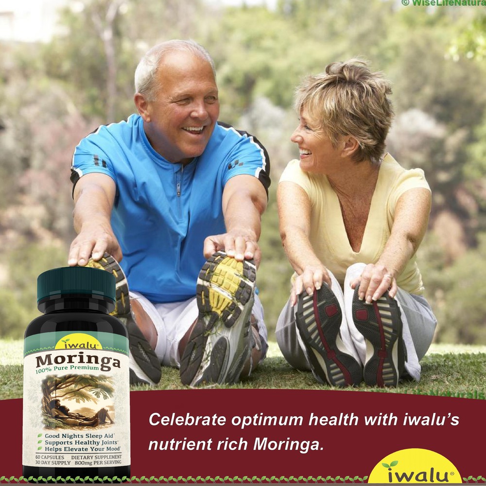 Fertility Tea - Herbal Support For Conception, iwalu Moringa Oleifera Capsules