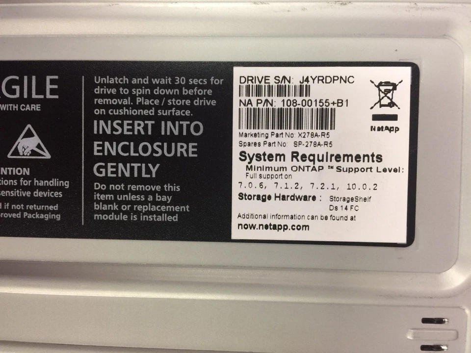 *TESTED* Netapp X278A-R5 Hitachi HUS153014VLF400 146GB / 15K W/ CADDY - Image 4 of 4