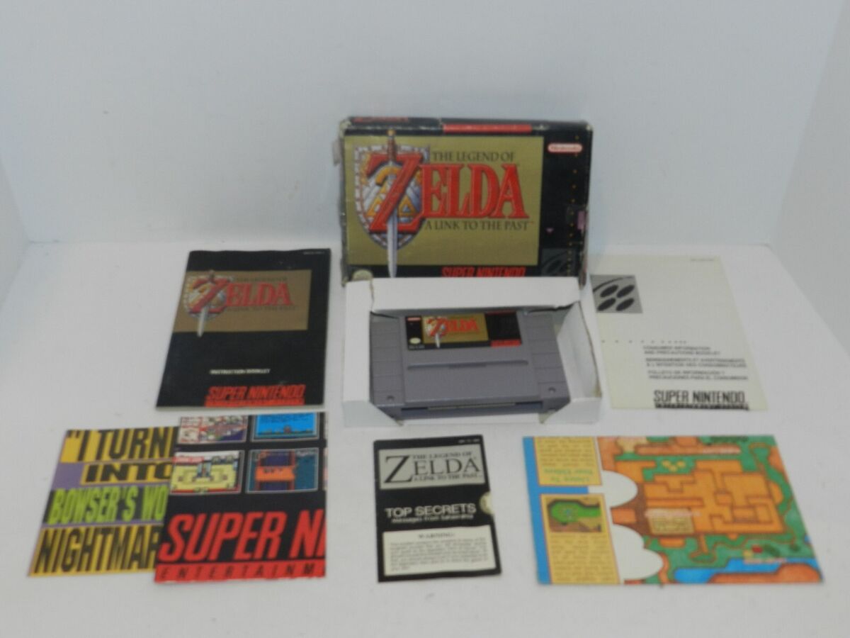 LEGEND OF ZELDA: LINK TO THE PAST Complete CIB Nintendo SNES