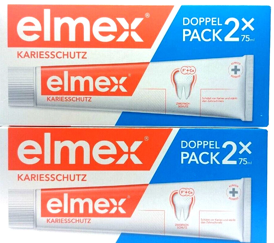 4 x Elmex KARIESSCHUTZ Zahnpasta 75ml