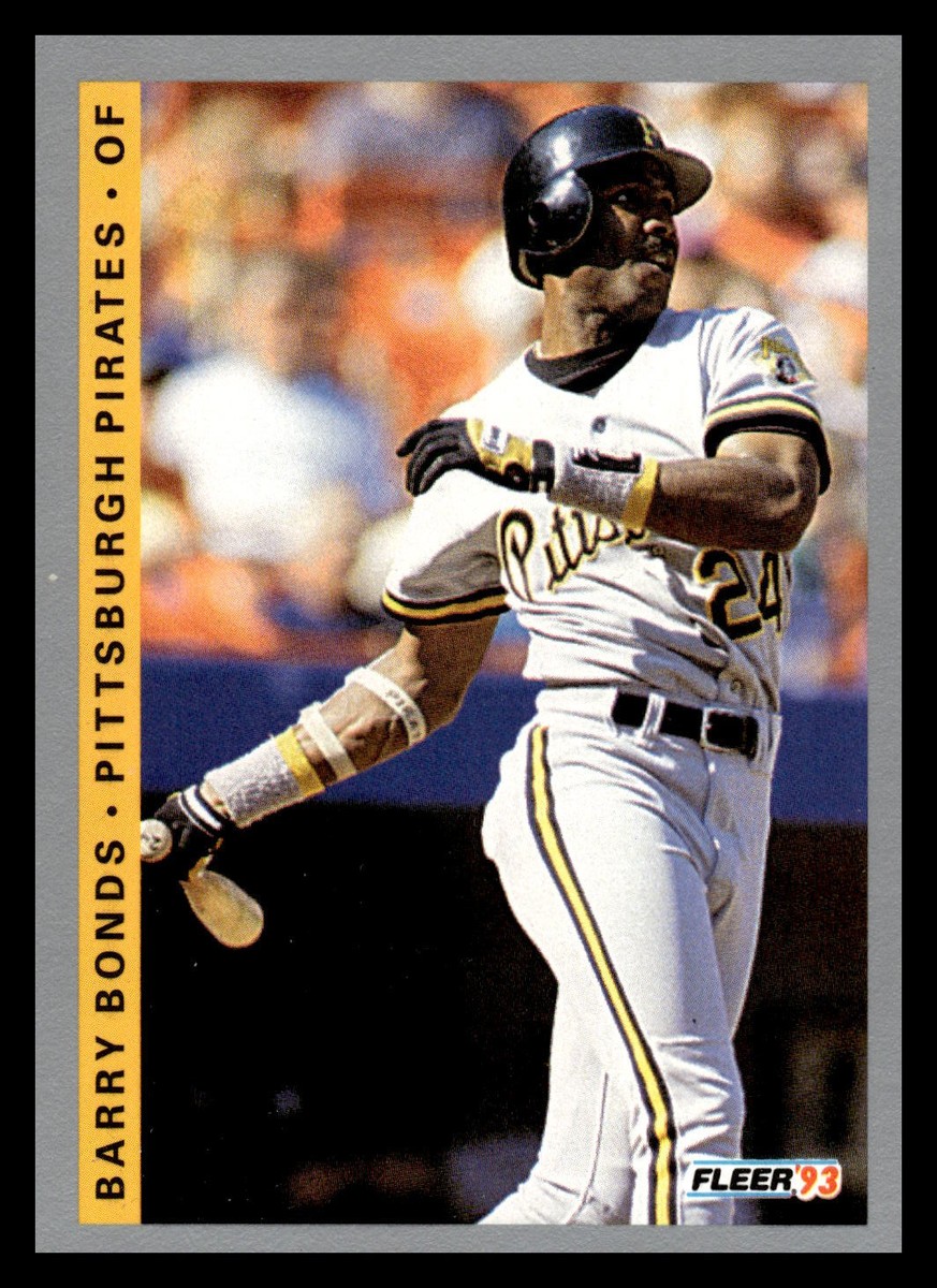 バーリーボンズ 1993 Fleer #112 Barry Bonds Pittsburgh Pirates Baseball Card