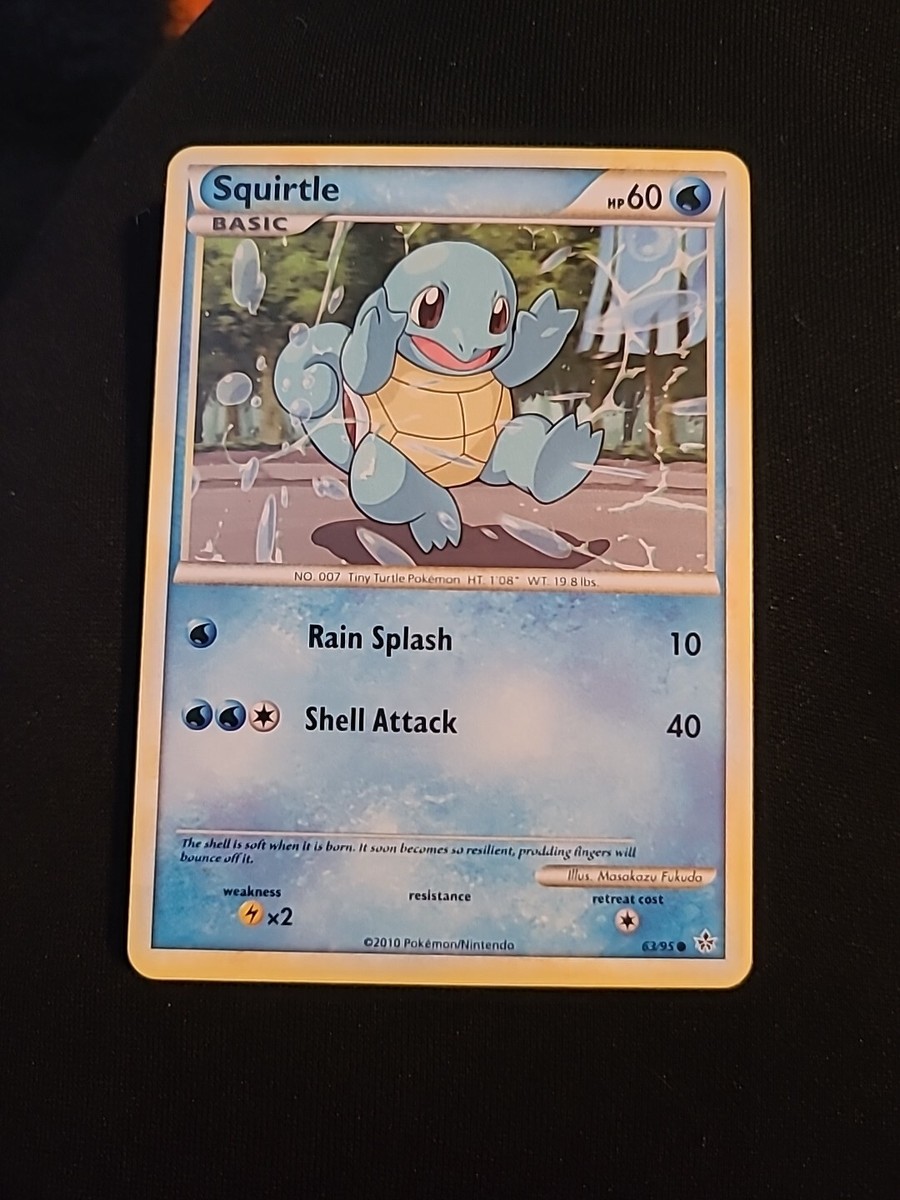 Squirtle - 62/95 - HSUnleashed - Common - Near Mint | eBay