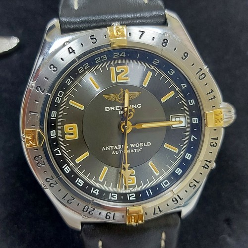 BREITLING ANTARES WORLD GMT TWO TONS 