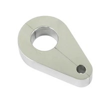 1 IN. BRAKE LINE CLAMP FOR 1/4" LINES, HARLEY HANDLEBAR TUBE FRAME BUGGY NASCAR