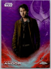 2025 Topps Chrome Star Wars Cassian Andor Costco Exclusive /75 CE-9