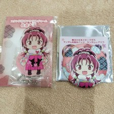 Puella Magi Madoka Magica Kyoko 2piece set tin badge acrylic charm with stand Ma