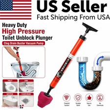 Heavy Duty High Pressure Toilet Unblock Plung...