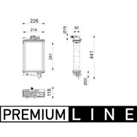 Mahle CR 2804 000P KüHler, MotorküHlung