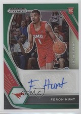 2021-22 Panini Prizm Draft Picks Green Feron Hunt #DP-FHU Auto 0b5