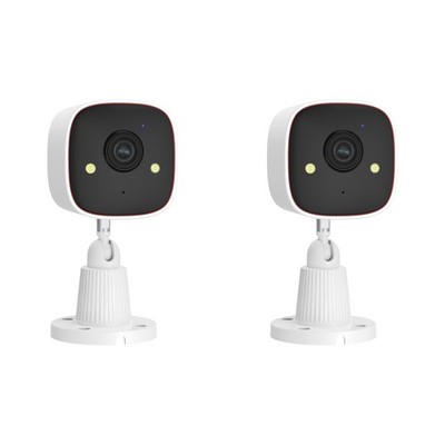 2PCS WiFi Security Camera System Baby Pet Monitor Smart Night