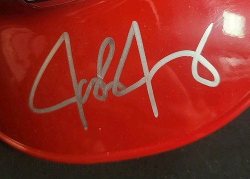 Josh Jung Signed Authentic Fullsize Texas Rangers Red Batting Helmet JSA QQ73440 - Picture 2 of 5