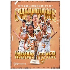 Indiana Fever WNBA Commissioners Cup Champions Poster 2025