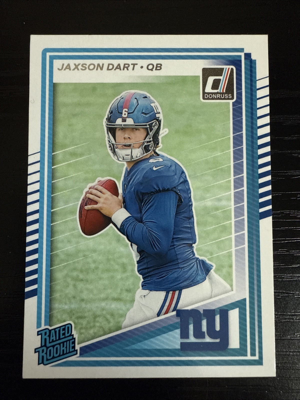 2025 Panini Donruss Jaxson Dart Rated Rookie Base RC #400 Giants
