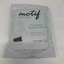 Motif Medical Pregnancy Support Band Maternity Belly Band White Size Small