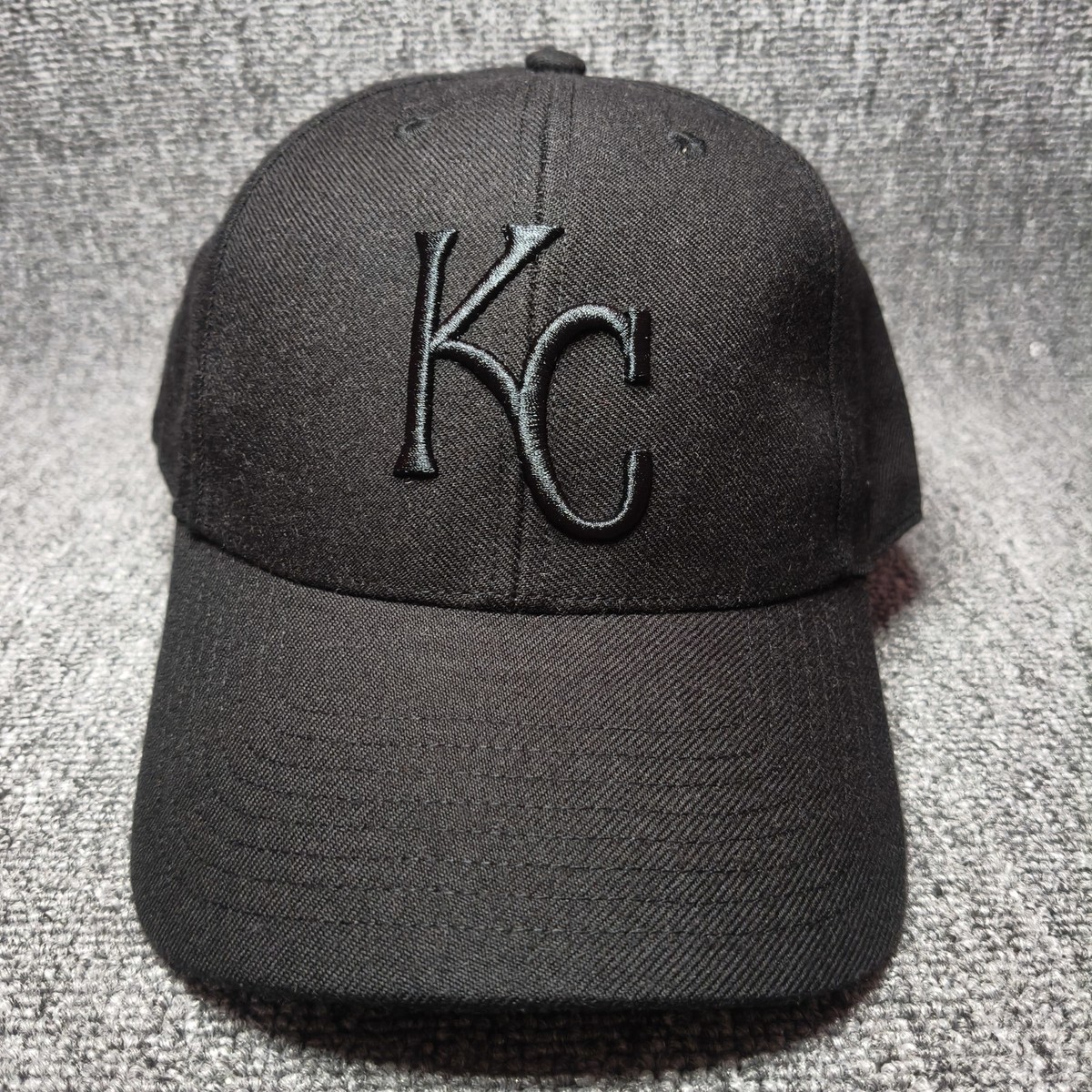 '47 Brand Kansas City Royals MLB Black Blackout Cap Hat