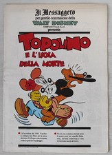 walt disney il messaggero presenta TOPOLINO E L' ISOLA DELLA MORTE 1990