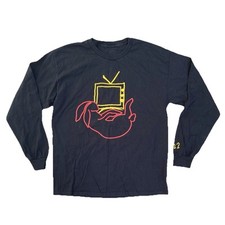 Harry Styles Love On Tour Bunny TV Large Black Long Sleeve 2022 Logo Tee