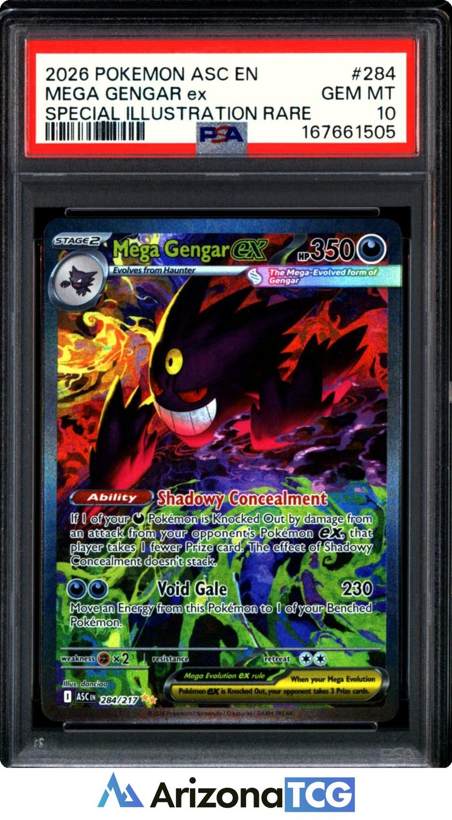 Mega Gengar ex 2026 Mega Evolution: Ascended Heroes #284/217