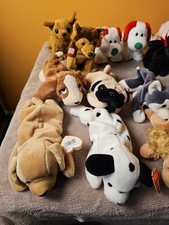 Ty Beanie Babies Dogs. Lot Of 14.