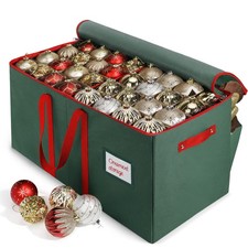 Large Christmas Ornament Storage Box,4 Tier Holds Up to 128 Holiday Ornaments...