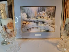 Thomas Kinkade Deer Creek Cottage Signed Lithograph 22/715 24"x20"
