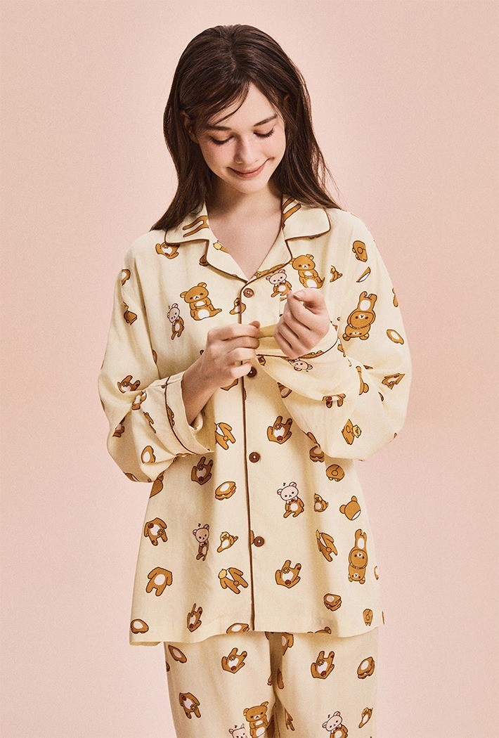 SPAO x Rilakkuma Official Collaboration Pajama Set Women Sleepwear
