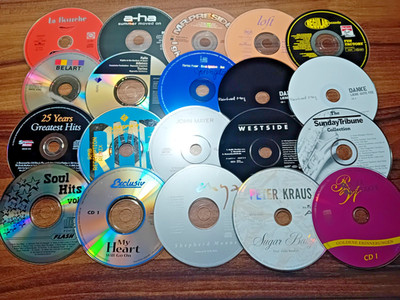 200 CD Paket ohne Hülle zum basteln/anhören viele Single  Pop Rock Dance