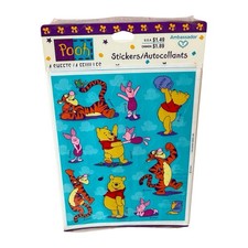 Pegatinas de colección Ambassador Disney Winnie The Pooh 4 hojas Lechón Tigre Miel