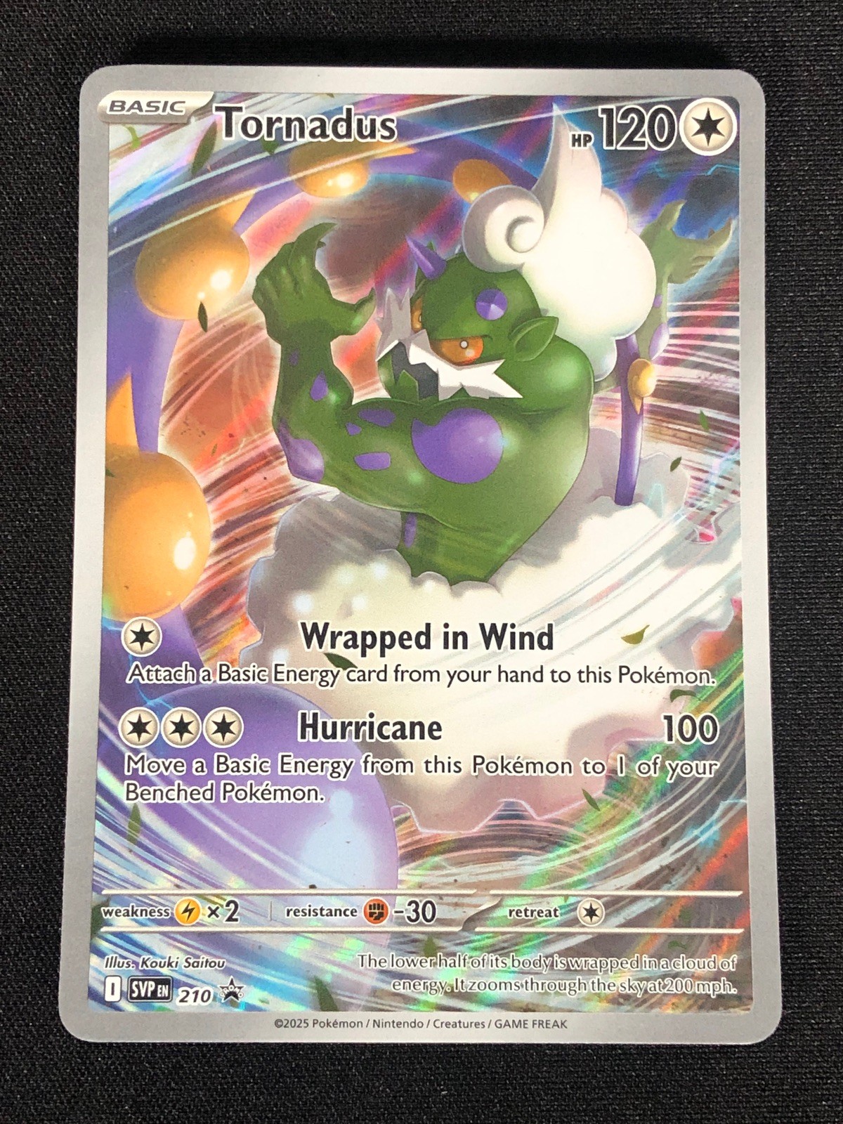 Pokemon Tornadus 210 Holo (NM)
