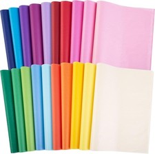 330 Sheets Colored Tissue Paper Bulk 14x10 Gift Wrapping Party Supplies