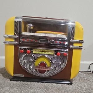 Polyconcept Retro Style Jukebox Radio CD Player 1997, Works Fully