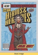 2024 Upper Deck AEW All Elite Wrestling Heroes and Heroines Julia Hart READ 02v3