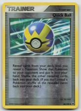 Pokemon Card Quick Ball REVERSE HOLO Majestic Dawn 86/100