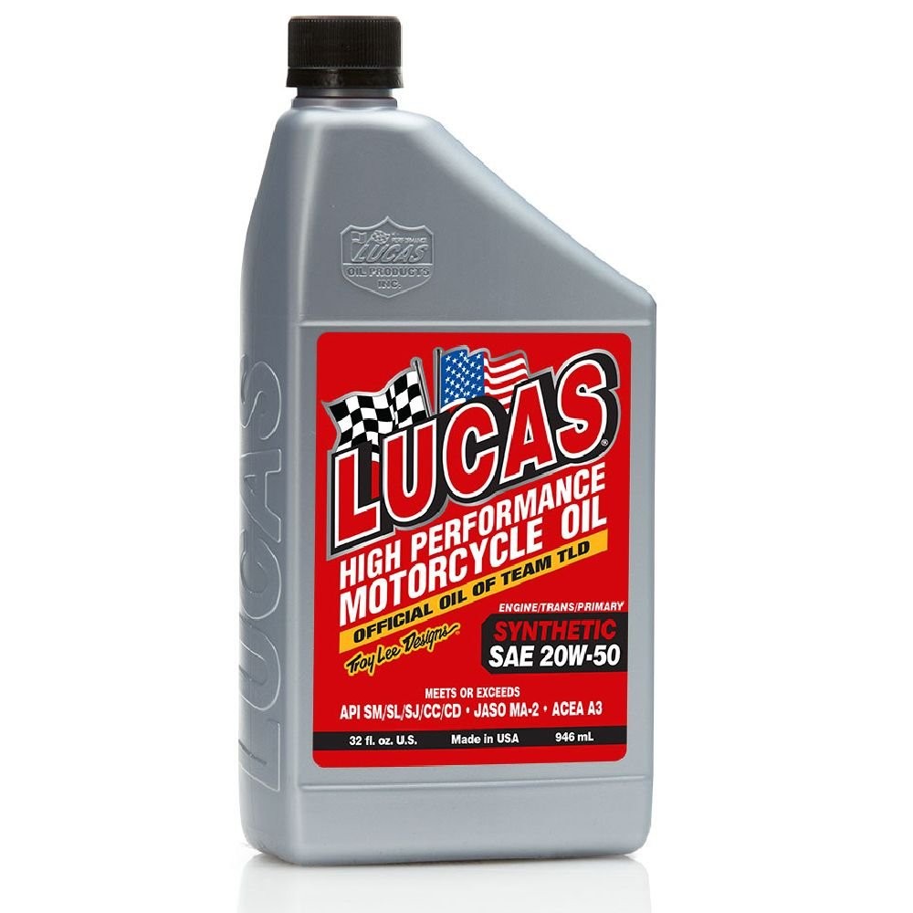 10702 Sae 20w-50 Synthetic Motorcycle - 1  Quart Bottle,