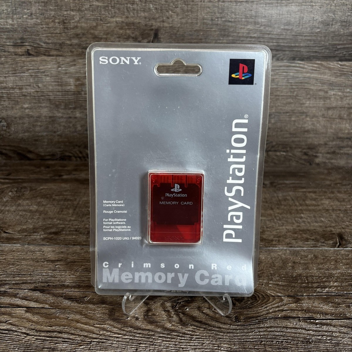 CARTE MÉMOIRE OFFICIELLE Sony pour Playstation 1 PS1 - SCPH-1020 clear red psone EUR 18,95 - FR