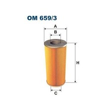 1x Filtre à huile FILTRON OM 659/3 convient pour