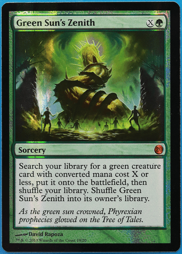 Green Sun's Zenith FOIL From the Vault: Twenty NM CARD (507157) ABUGames - Picture 1 of 2