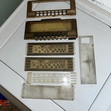 VINTAGE PHILCO SZKLANA TARCZA RADIOWA I 2 Escutcheons 2 plastikowe tarcze + dyfuzor