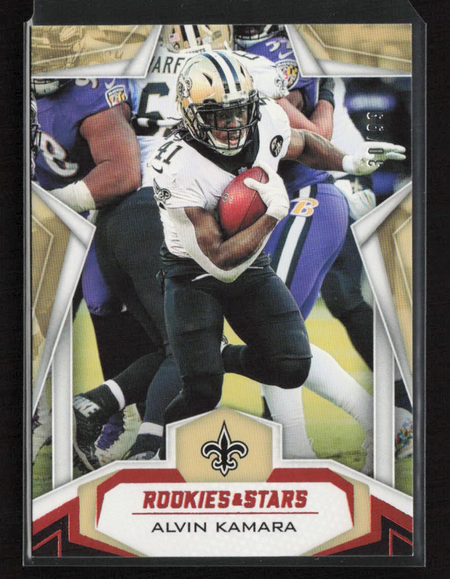 2019 Panini Rookies & Stars #43 Alvin Kamara Orange #/99