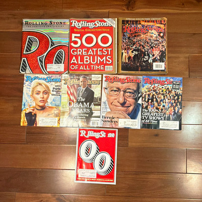 Rolling Stone Magazine Lot English Special Collectors Issues/Edition Music